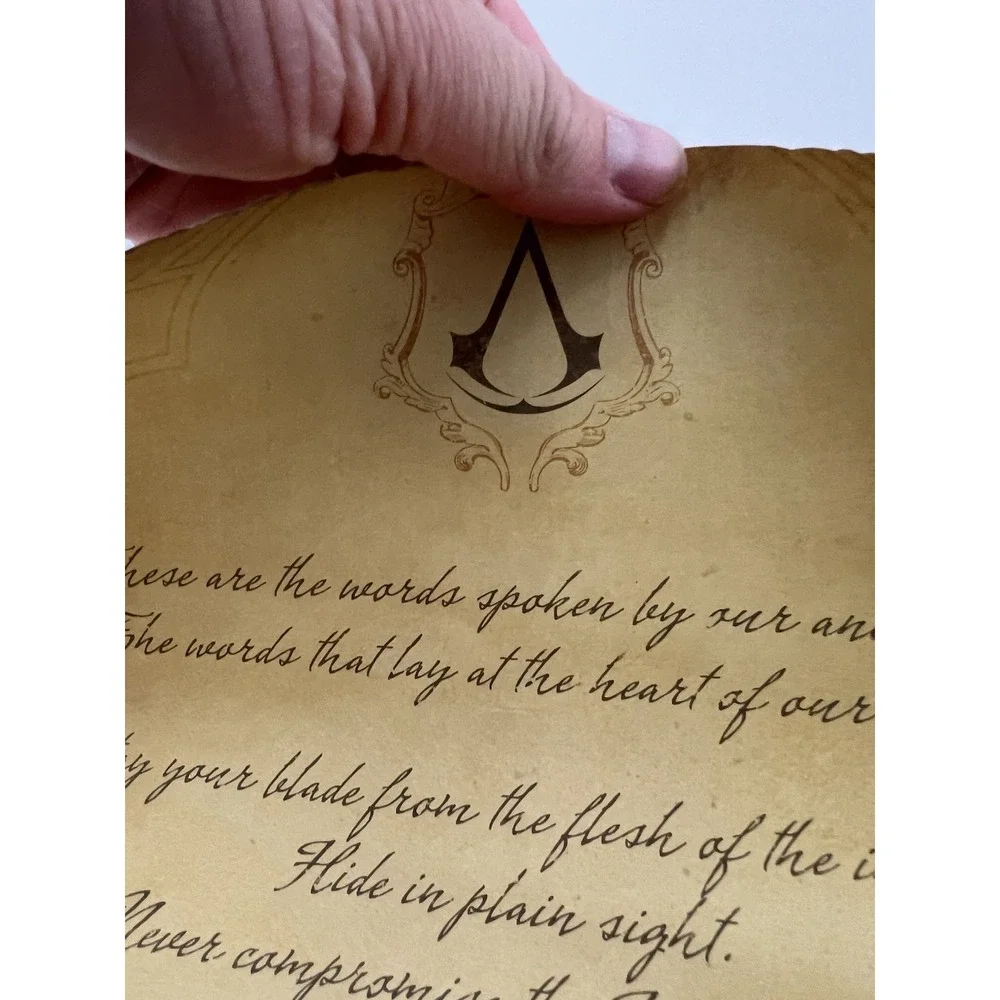 Assassin's Creed‎ Unity Chalice Initiate Edition Prima Games Scroll Only
